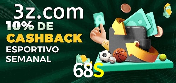 10% de bônus de cashback na 68S
