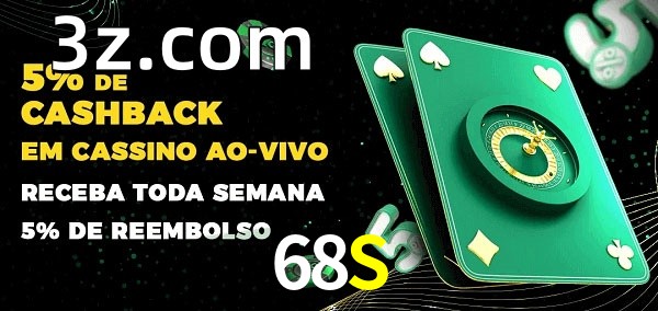 Promoções do cassino ao Vivo 68S